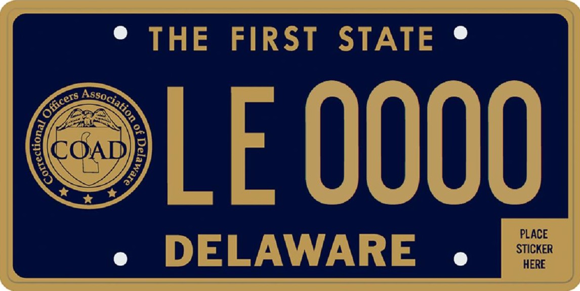 Delaware plate