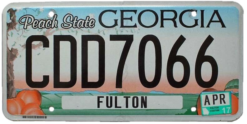 Georgia plate