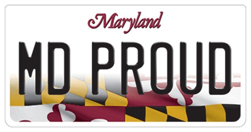 Maryland plate