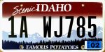 Idaho plate