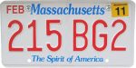Massachusetts plate