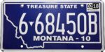 Montana plate