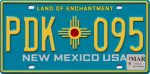New Mexico plate